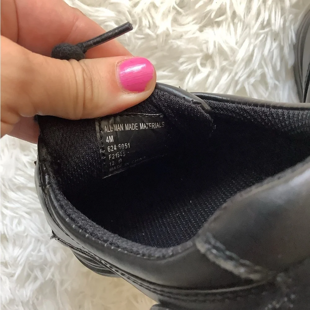 EUC Stafford Boys Dress Shoes Brandon Ox Black 4M